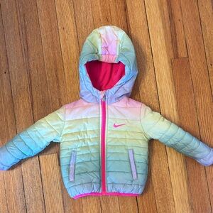 Nike Ombré Kids 12M Hooded Puffer Jacket